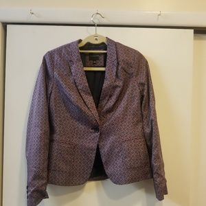 Red and blue Limited blazer